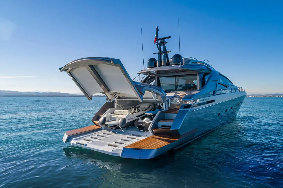Pershing 8X, main deck — Athens Yachts Rental, Athens